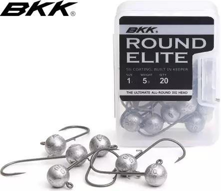 BKK Round Elite 15g, Jigkopf 20 Stück - Jig-Ausrüstungen - BKK-RELITE-15G - 1