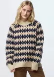 Fjällräven Övik Jacquard Strick, Wollpullover - Fjällräven Hemden - F14600299MG - 3