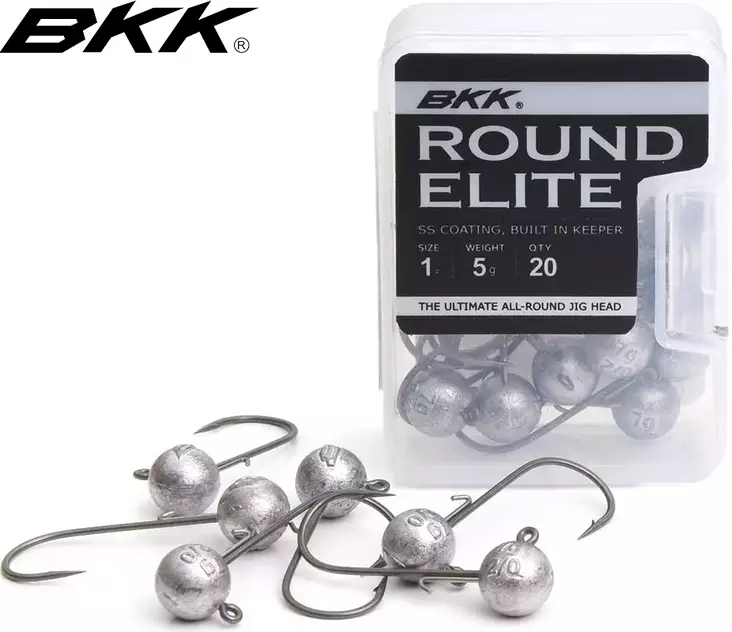 BKK Round Elite 15g, Jigkopf 20 Stück - Jig-Ausrüstungen - BKK-RELITE-15G - 1