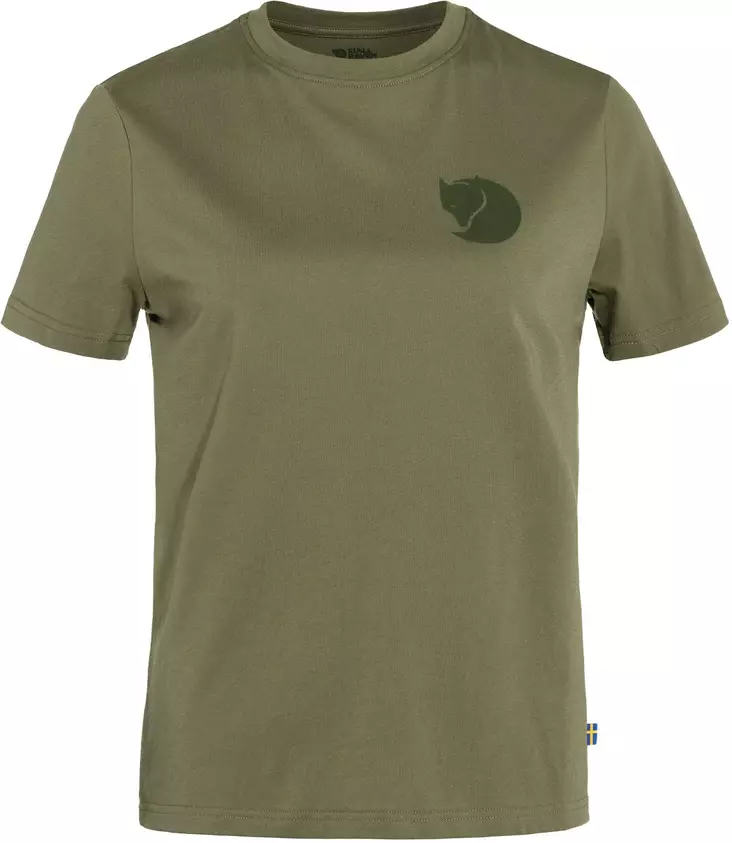 Fjällräven Fox Boxy Logo Tee W, Grün - Fjällräven Hemden - 87153G - 1