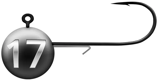 K.P Jigkopf Rund 17g, Jigköpfe 3 Stück - Jig-Ausrüstungen - BKK-R4-17g - 1