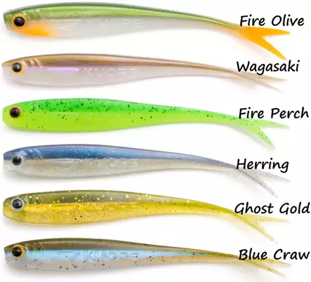 Kuore Feather 9cm Jig, 4Stück - Jigs und Shads - KFEA9CM - 1