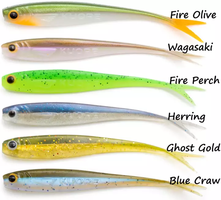 Kuore Feather 11cm Jig, 3 Stück - Jigs und Shads - KFEA11CM - 1