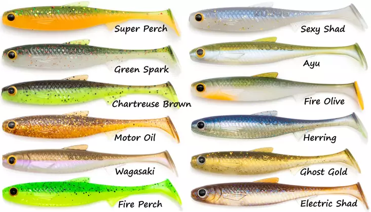 Kuore Recoil 11cm Fischjig, 3Stk - Jigs und Shads - KREC11CM - 1