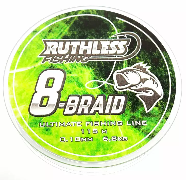 Ruthless 8-Braid Schnur 115m - Angelschnüre - RW8-F-Green - 1