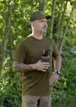 Blaser Argali Badge T26 T-Shirt, Dunkeloliv - Blaser Hemden und Westen - 80417726DO - 3