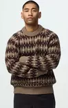 Fjällräven Övik Jacquard Strickpullover, Pullover aus Wolle - Fjällräven Hemden - F12600358SBBO - 4