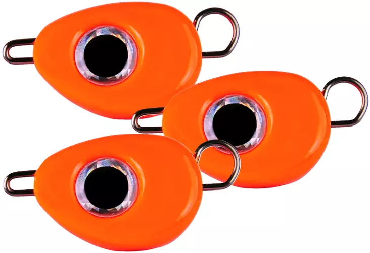 K.P. Cheburashka UV Orange Gewicht, 3 Stück - Jig-Ausrüstungen - 3-KPCHW-O - 1