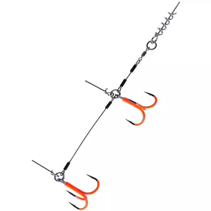 BKK Stinger Rigs, UV-lackierte Haken 1 Stück - Jig-Ausrüstungen - STR-UVO - 1