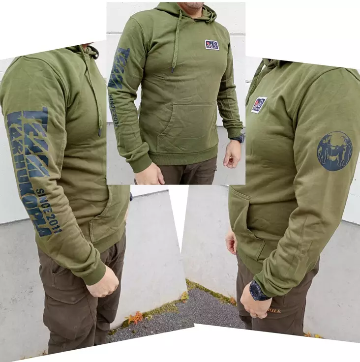 Anar Kero Karhukopla Hoodie, Grün - Anoraks und Unterwäsche - Anar_karhukopla_hu - 1