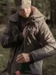 Alaska Tundra gefütterte Jagdjacke Braun - Alaska Jacken und Anzüge - 5020014BRW - 3
